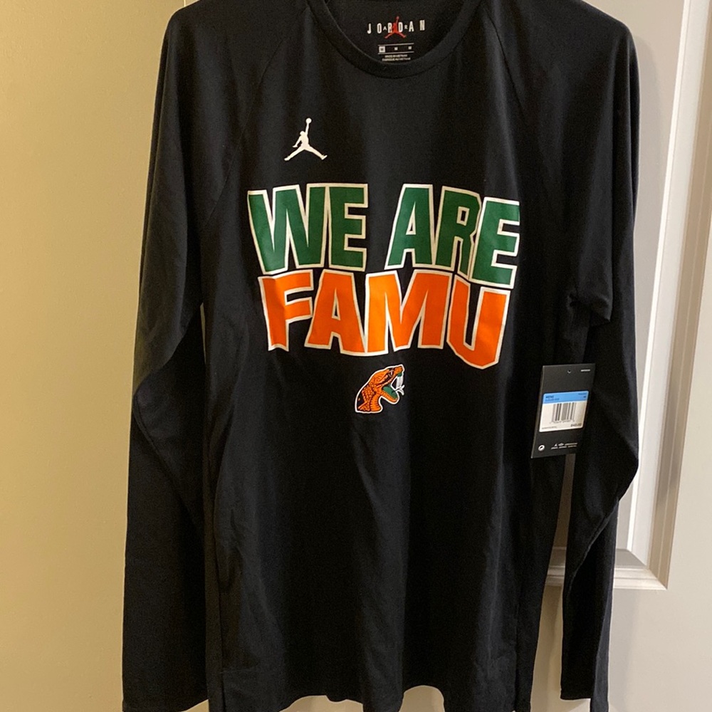 NWT Jordan FAMU long sleeve tee